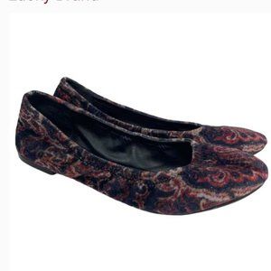Lucky  Brand Paisley Brocade Shoes